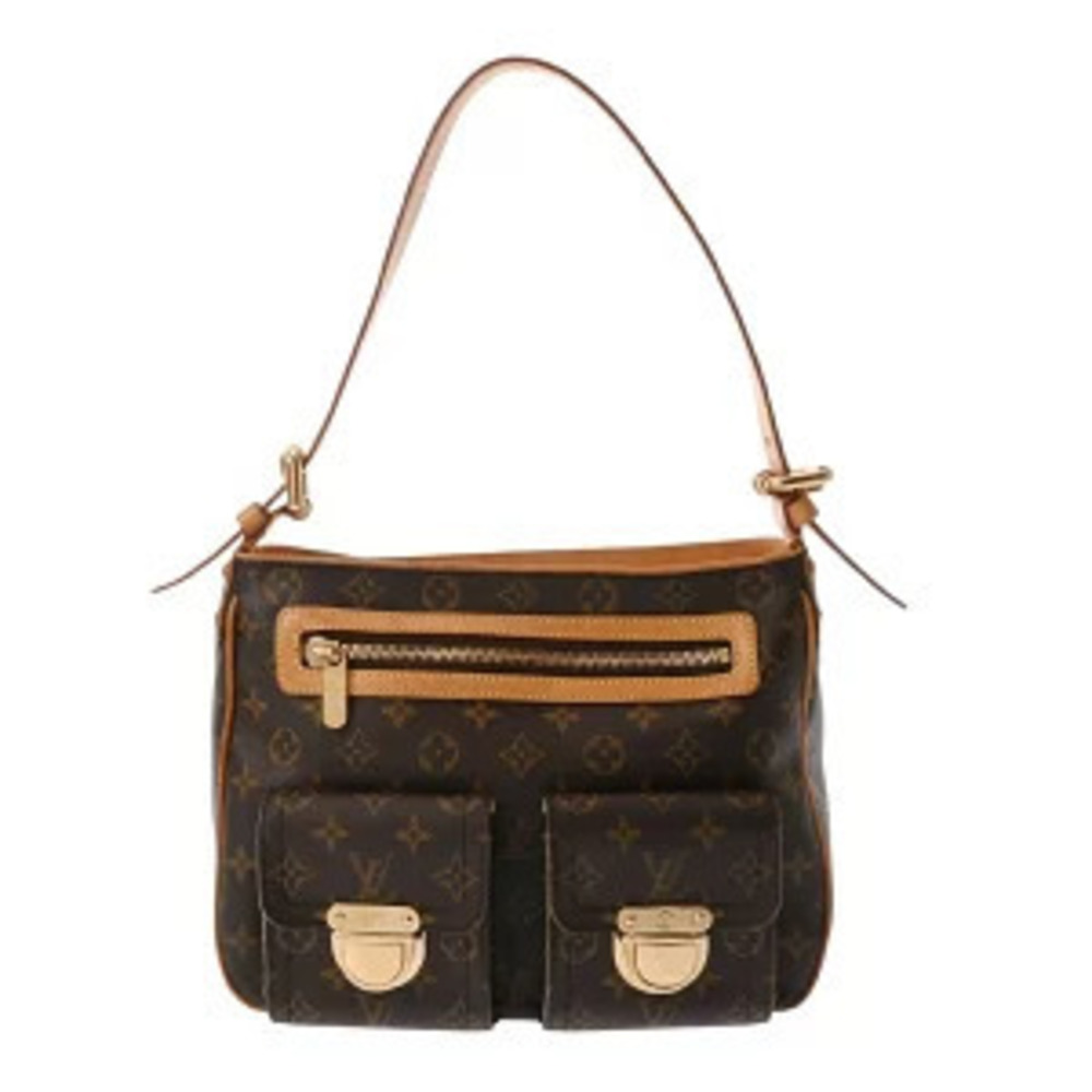 Louis Vuitton Monogram Hudson Brown Canvas Shoulder Bag